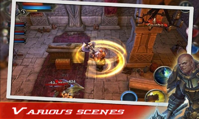 突袭传奇战士无限金币版下载,突袭传奇战士,动作游戏,rpg游戏,暗黑游戏