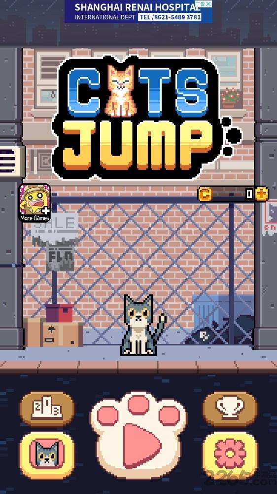 猫咪跳跃无限金币版下载,猫咪跳跃,卡通游戏,像素游戏